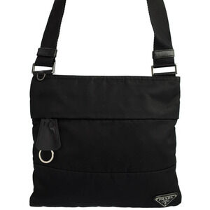 Prada Tessuto shoulder Crossbody bag black